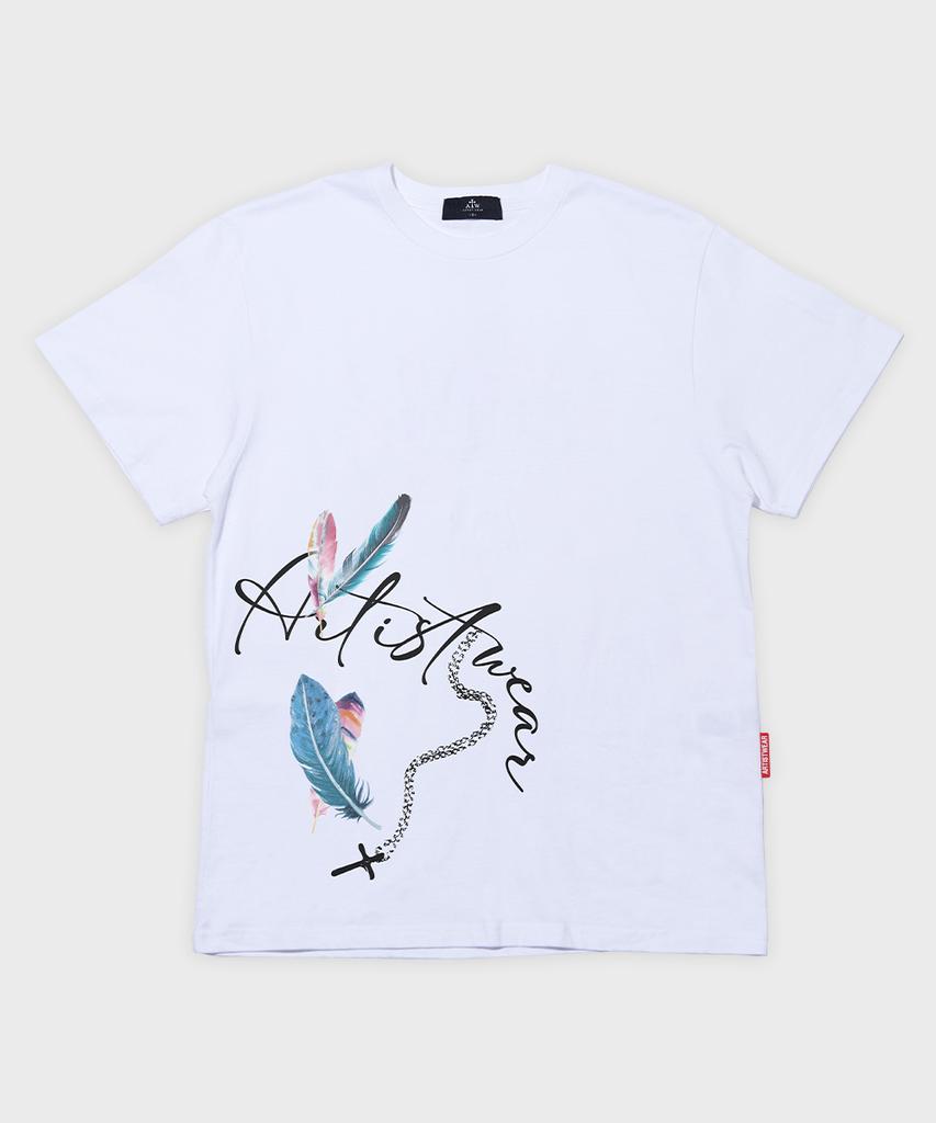 ARTISTWEAR [Atw] Feathercross Short Sleeve T-Shirt - 2 Colors