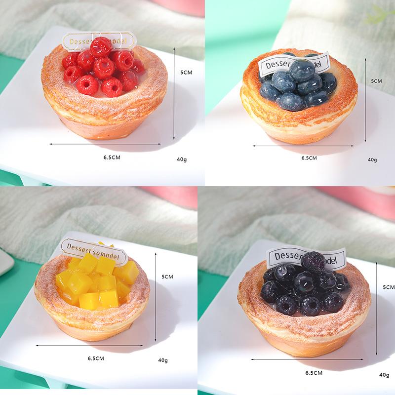 Pu Simulation Egg Tart Croissant Model Fake Bread Fridge Magnet Pastry Dessert Food Prop Home Kitchen Decor Ornament