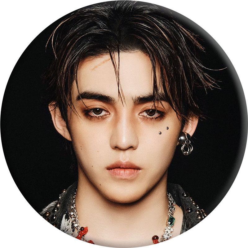 Значок-зеркальце на брелоке, жестяной кулон к 5-му альбому S T HAPPY BURSTDAY Badge