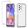 For Samsung Galaxy A23 4G/A23 5G (Global Version) Case Clear Acrylic TPU Hybrid Phone Cover with Laser-printed Film