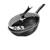 Maifan-Stein Antihaft-Wok mit Deckel