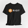 Men's and Women's T-shirts RIOT BLOCKCHAIN LOGO