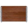 Pallet Top Frame Set 3 Pcs Brown 100 X 50 Cm Solid Pine Wood