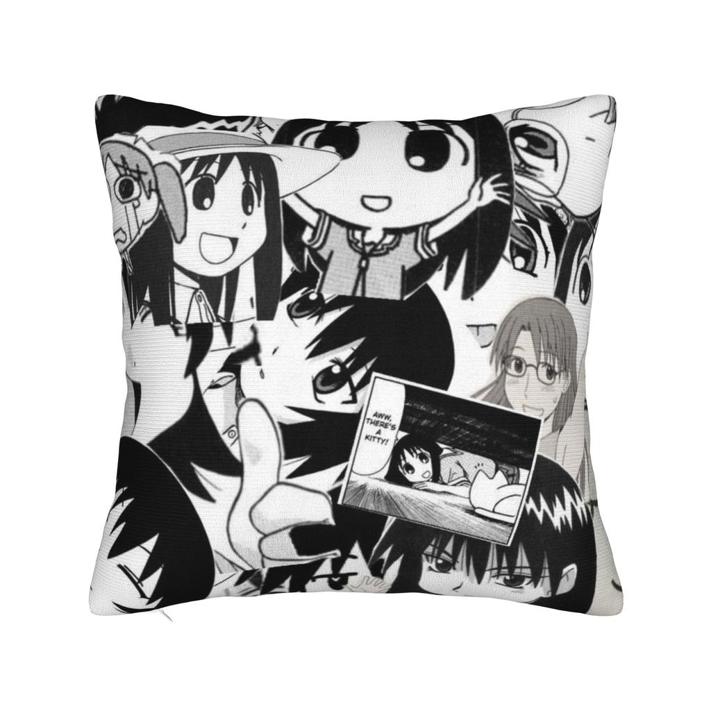 Pillow Case Osaka Azumanga Daioh Peeker Design Pillow Cover For Living Room Chair Retro Trendy Pillowcases