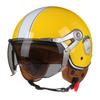 New Open Face 3/4 Motorcycle Helmet Retro Motorbike Helmets Vintage Chopper Capacete De Moto Bike Scooter With For Men Women DOT