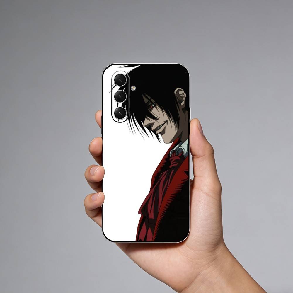 H-Hellsing Anime Cool Phone Case For Samsung Galaxy A73,A72,A71,A70,A52,A51 Others Soft Black Cover