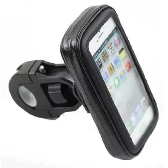 Electric Bicycle Motorcycle Mobile Phone Holder Waterproof Bag Shockproof Riding Navigation Rearview Mirror Bracket