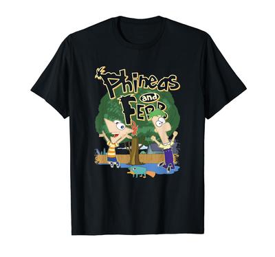 Disney Phineas and Ferb Backyard Fun with Perry T-Shirt