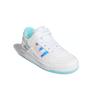 Adidas Originals FORUM Iridescent Low top Skateboard Shoes White Blue Children Aged 3 7 Years Old GZ8846