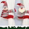 Weihnachten Schneemann Weihnachtsmann Elch Cartoon Puppe Dekoration Vorhangschnalle