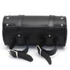 Leather Motorcycle Saddlebags Storage Tool Bag Universal Fork Bags Easy Install