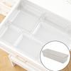 Acrylic Drawer Organizer with Non Slip Base Perfect Storage Solution for Makeup Kitchen Bathroom and Office Items