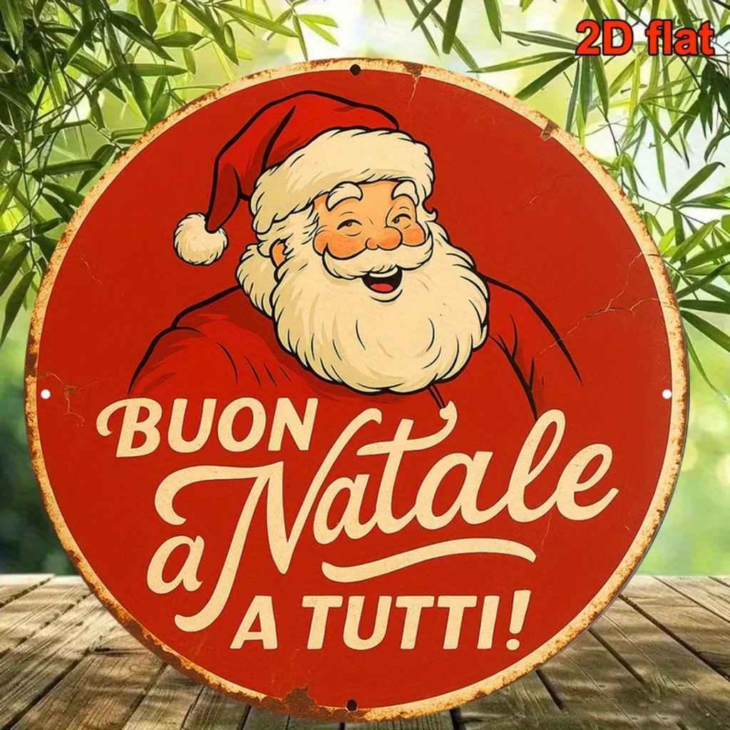 2D Flat Metal Wall Sign Decor