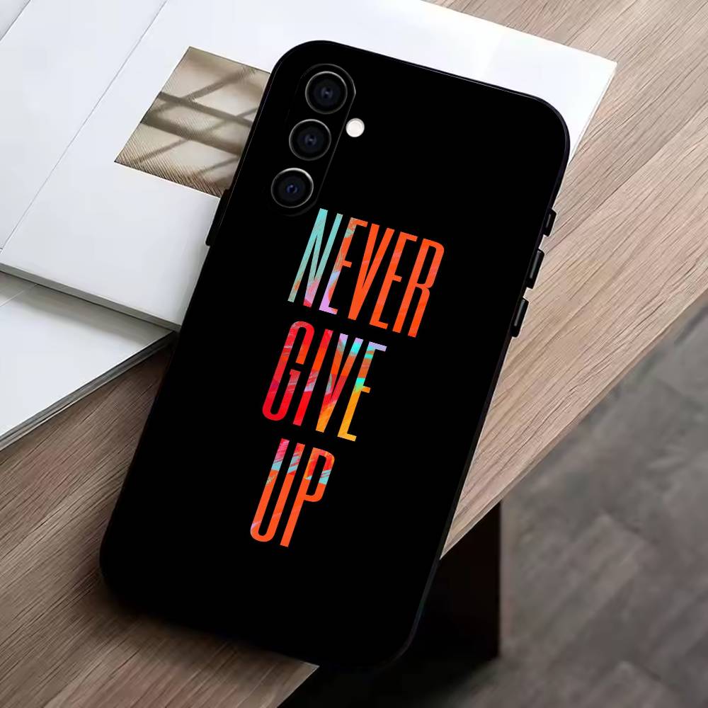 You can do it Phone Case For Samsung Galaxy A73,A72,A71,A70,A53,A52,A51,Soft Silicone Black Cover