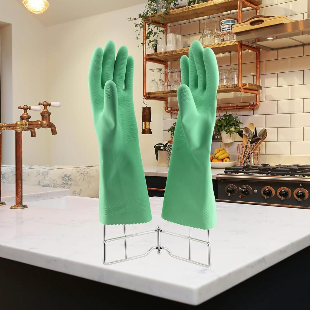 Kitchen Gloves Drying Rack, SUS 304 Stainless Steel Dish Gloves Holder