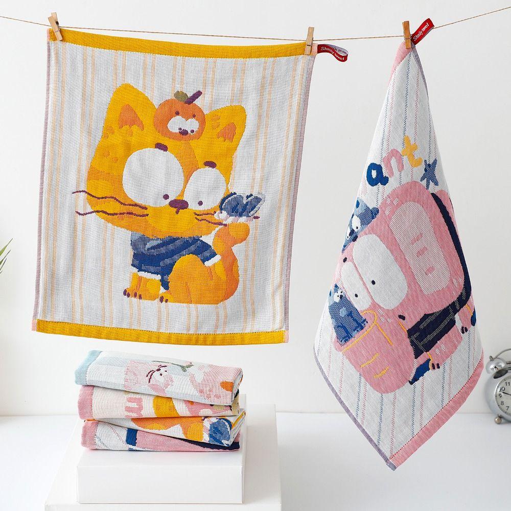 34x40cm Large Hand Towel Cartoon Tea Towel High Quality Kitchen Towel Home Restaurant