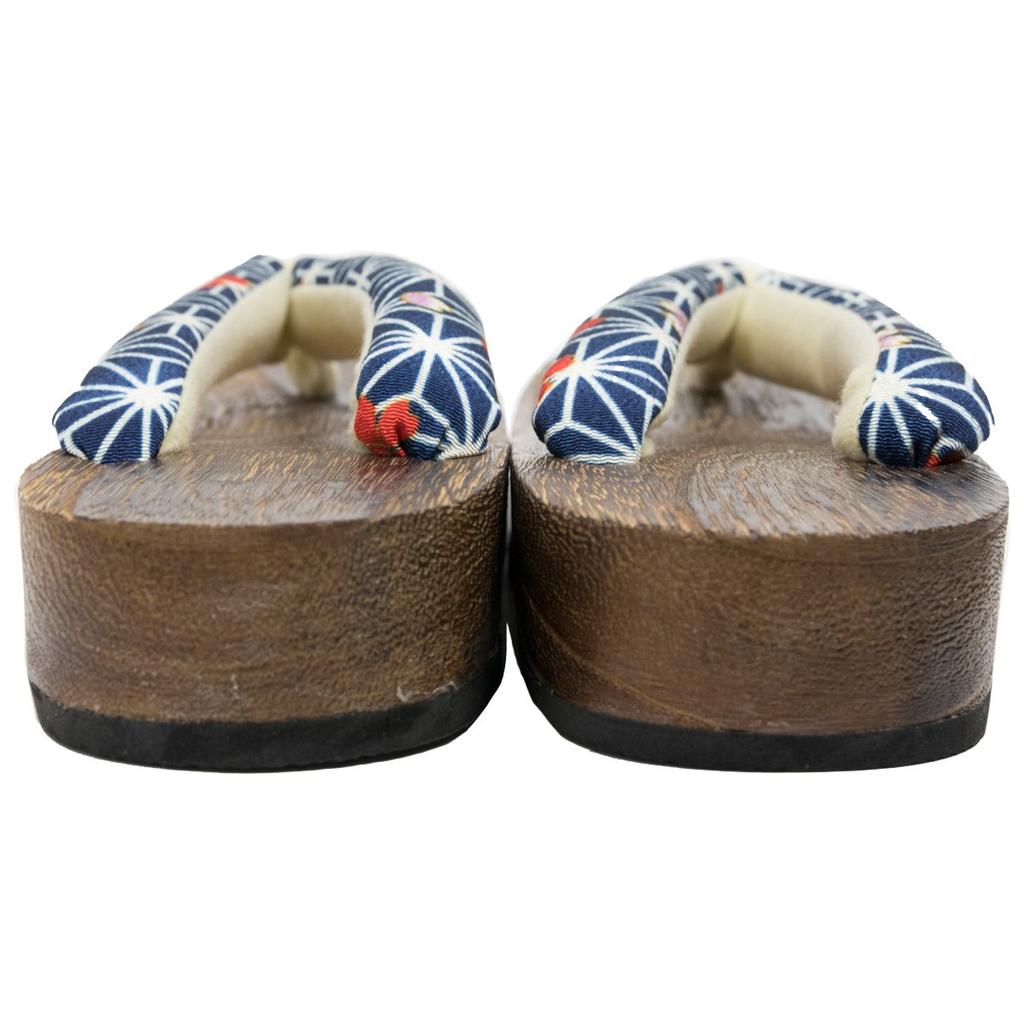 Geta Burnt Paulownia Tea [KYOETSU] [Kyoetsu] Sandals, Wood, Base, Women's (M, 15)