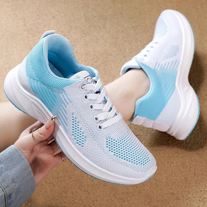 Women Platform Casual Sneakers Shoes Mesh Breathable Running Shoes Chunky Summer Sports Tenis Shoes  Luxury Vulcanize Shoes