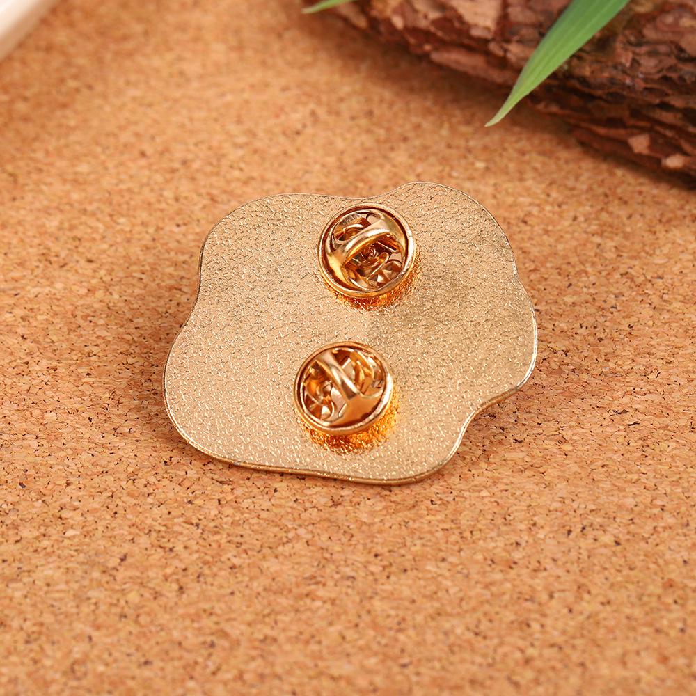 Design Science Teaching Cartoon Brooch High Sense Light Luxury Versatile Badge Pin Jewelry