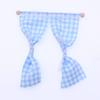 Flower Curtain Dollhouse Decor Accessories 1/12 Scale Miniature Pink Curtain  Kids