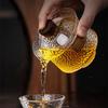 High Temperature Resistance Glass Teapot With Anti-scalding Handle Office Used Tea Cup Transparent Kettle