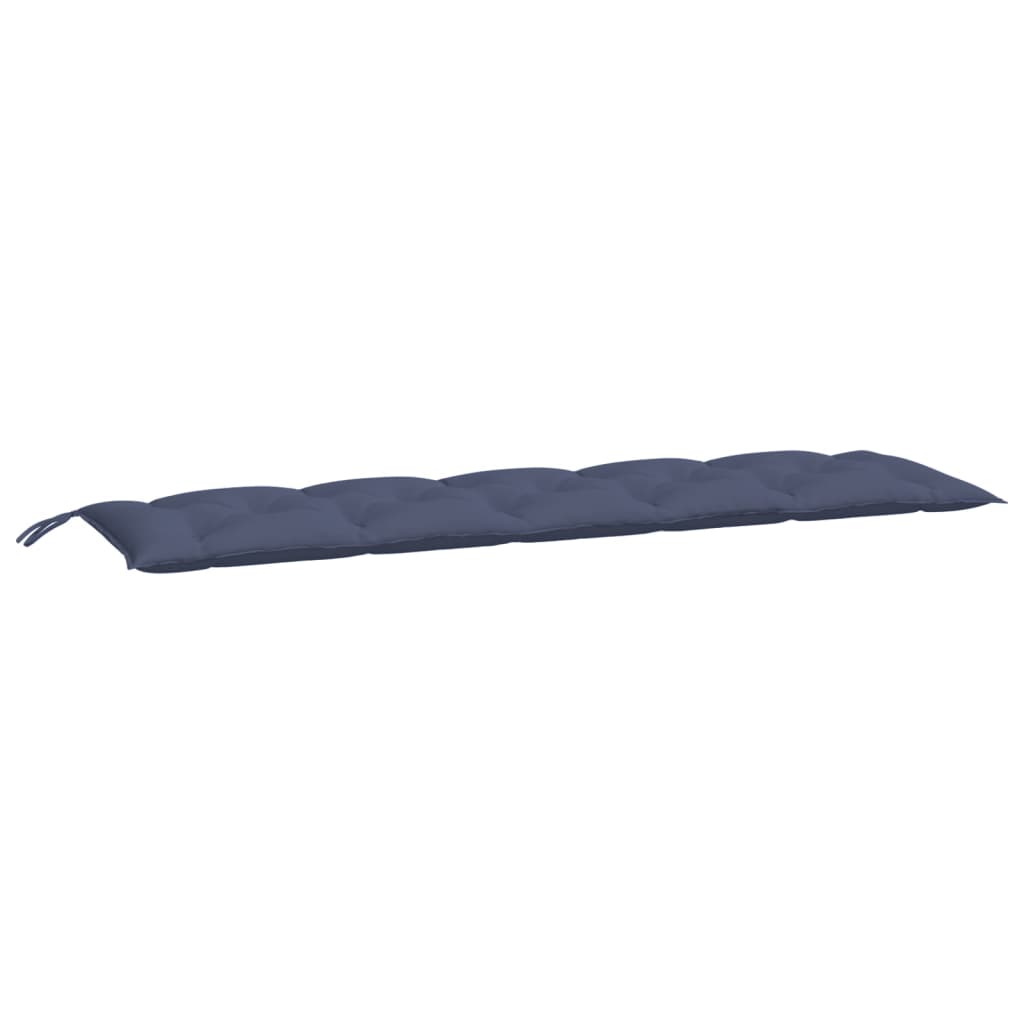 Garden Bench Cushions 2 Pcs Navy Blue 180 X 50 X 7 Cm Oxford Fabric