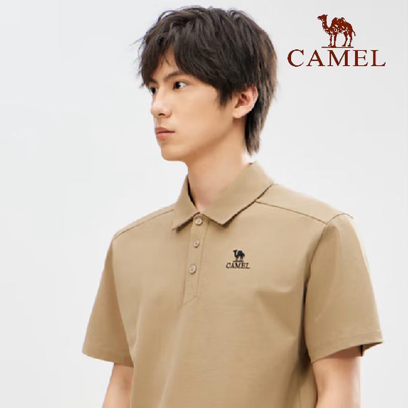 CAMEL Men s Heavyweight Outdoor Polo Shirt XL