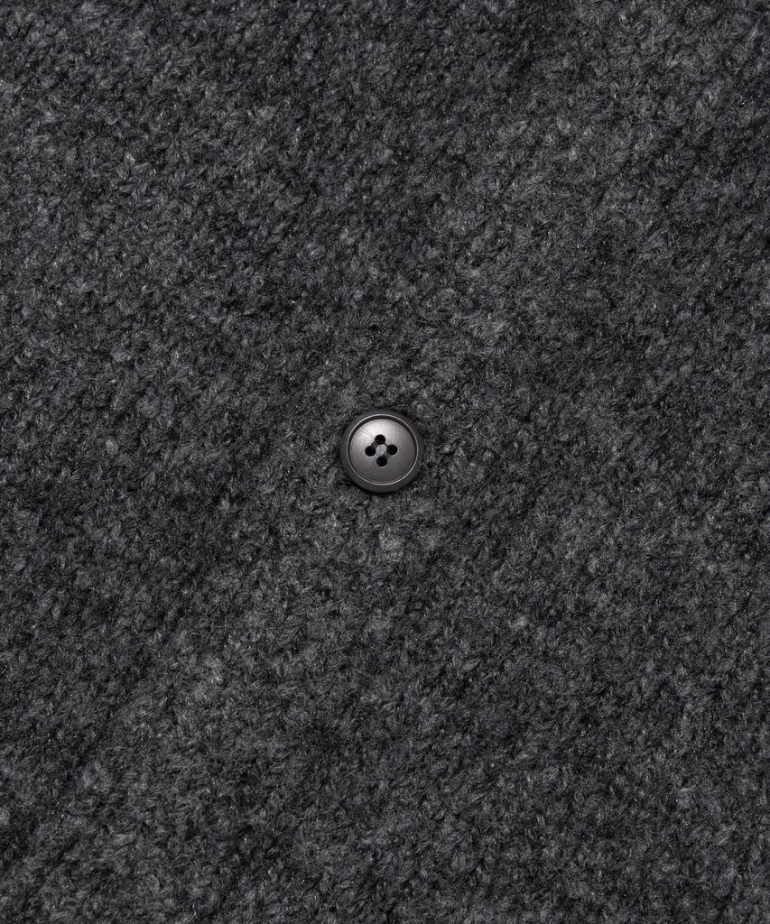 Analog Mood (Unisex) Wool Round Back Knit Cardigan (Gray)