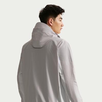 Nike Jackets Men's Gray Hooded Non Detachable Moderate Other