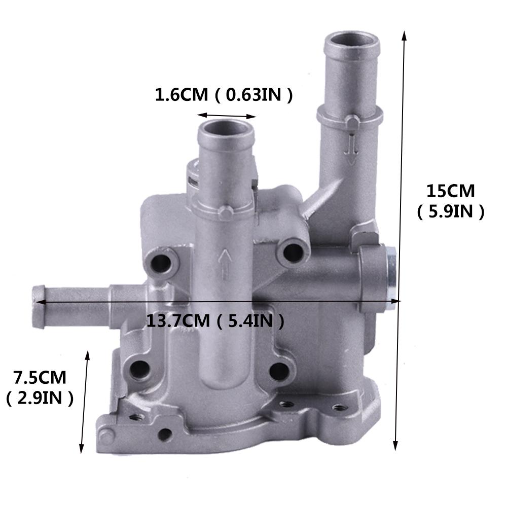 Aluminum Thermostat Housing Cover for Chevrolet Chevy Cruze Aveo Orlando for Opel Astra Zafira Signum Moka 96984103 96817255