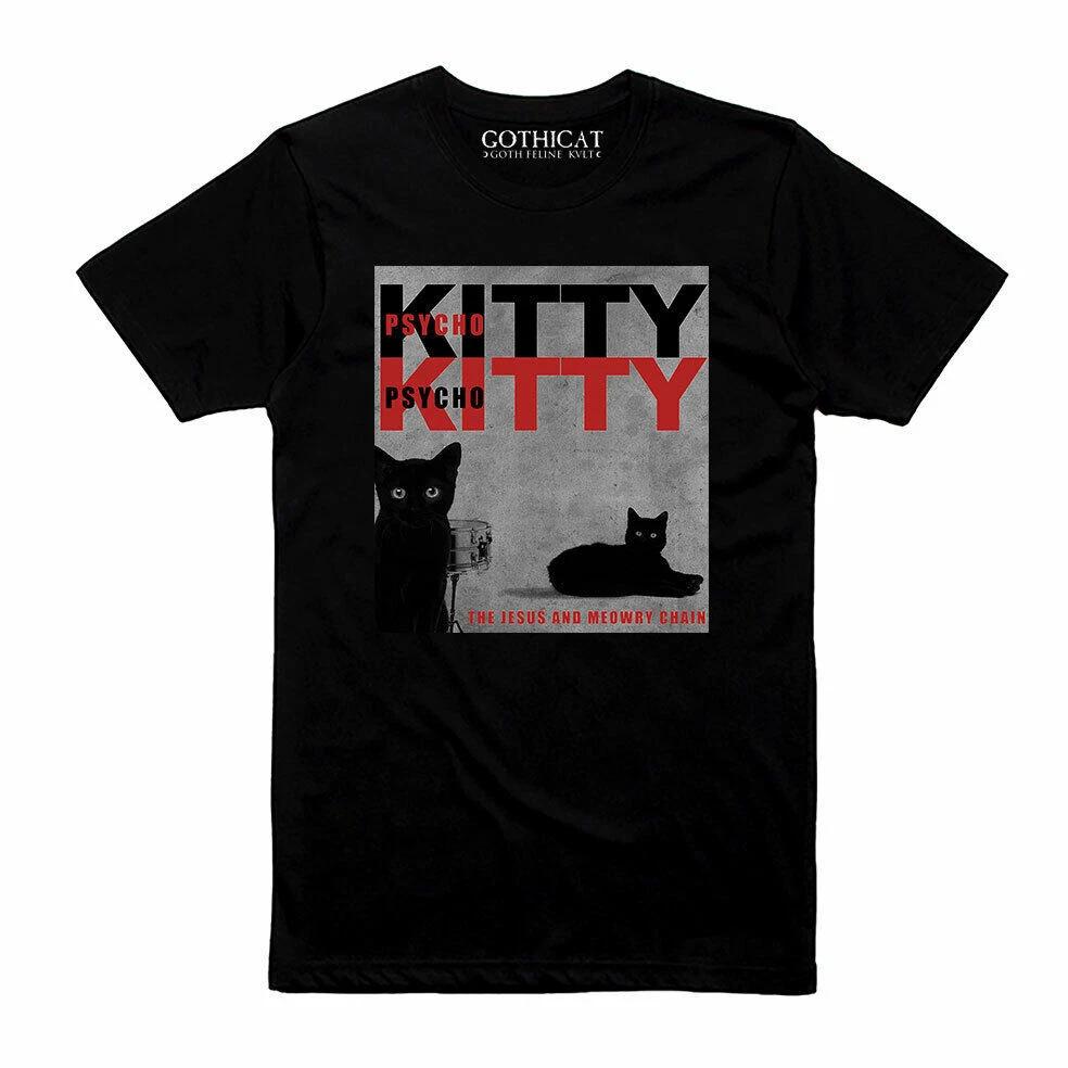 

The Jesus and Meowy Chain Psychokitty - T-Shirt S