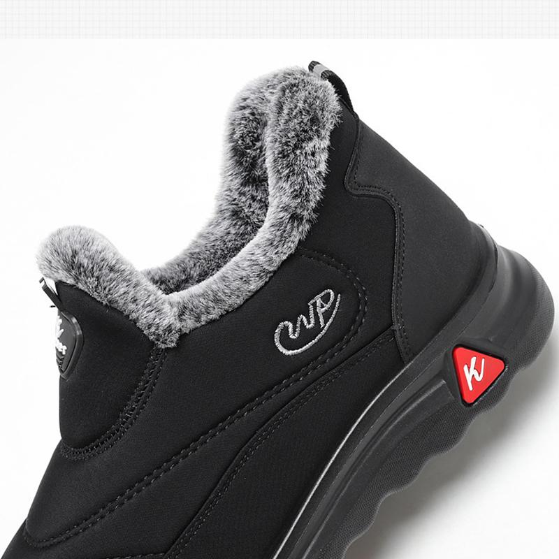 New Winter Ladies Plus Velvet Warm Sneakers Couple's Anti-Slip Comfortable Snow Boots