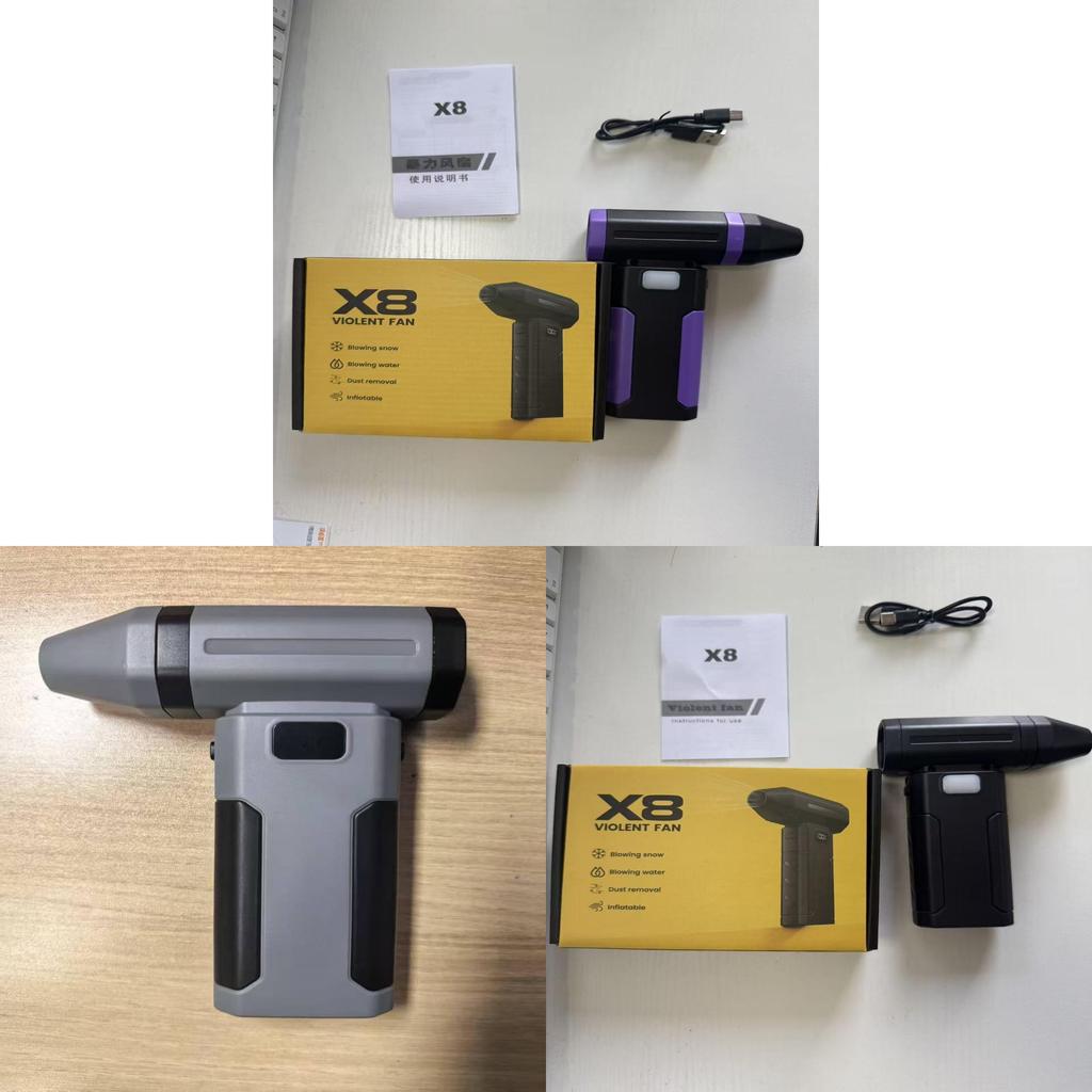 Handheld Portable Fan With Uv Dust Removal And Usb Recharge For Office And Outdoors