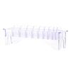 Rectangular Plastic Blade   for 10 Blades Storage Case Rack Clipper Comb Holder