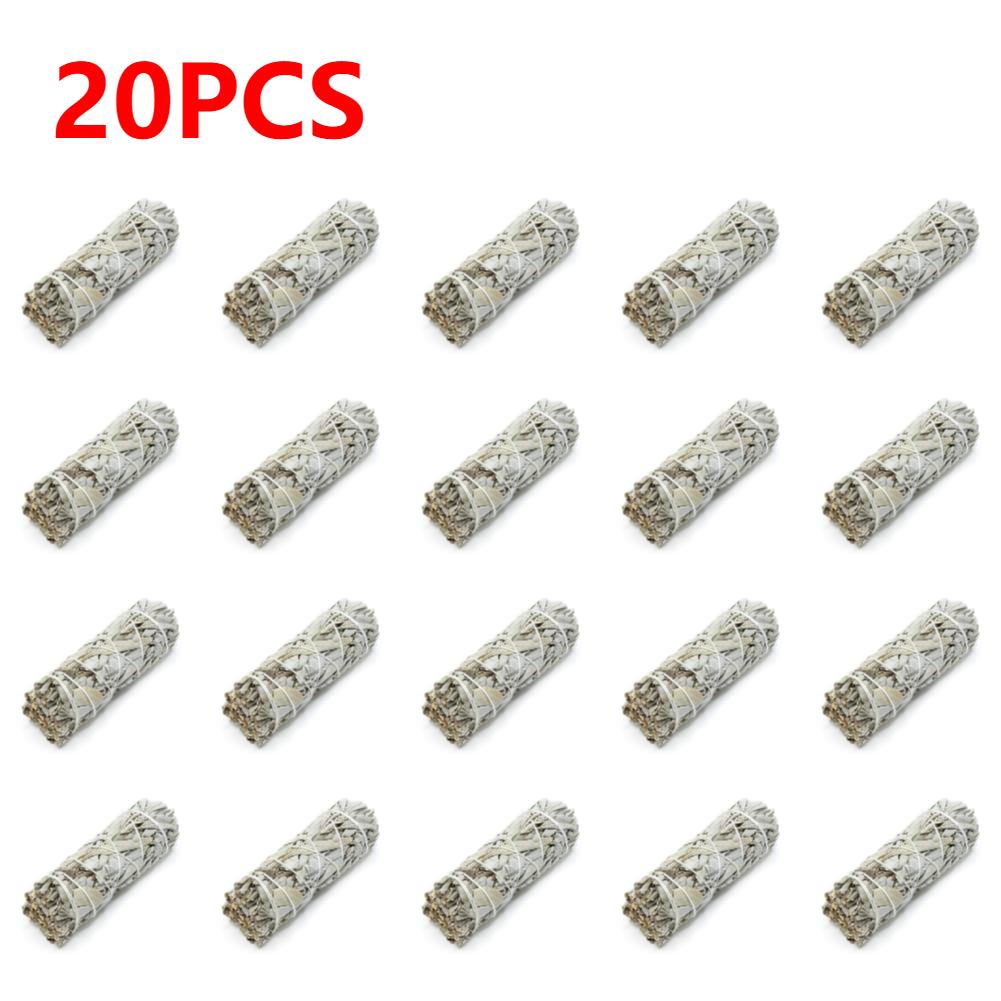 Incense White Sage Bundle Smudge Sticks Home Purification Pure Leaf Purification Meditation Home Cleansing Burning Aromatherapy