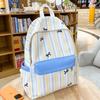 School bag backpack high value lazy cute girl campus commuter backpack new floral student bag