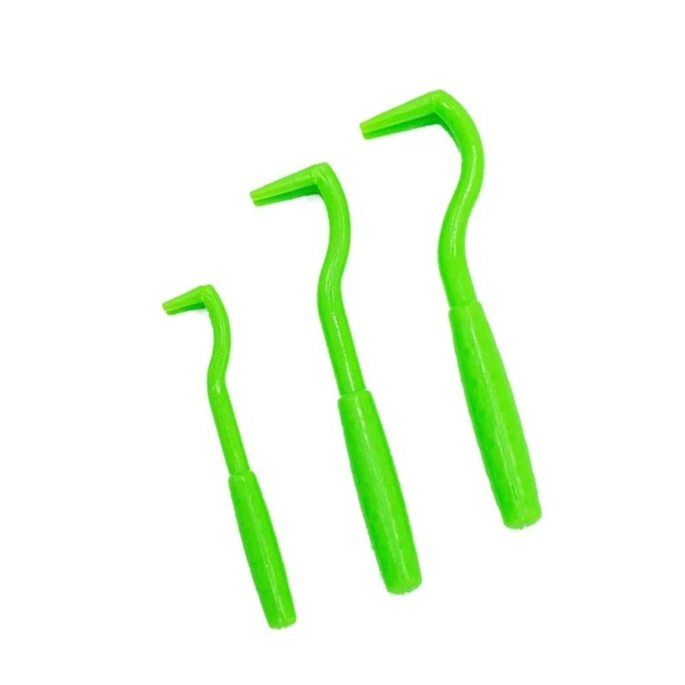3Pcs Scratching Hook Flea Remover Hook Insect Clips Plastic Tick Remover Tweezer Pet Tick Pull Tool Pet Cleaning