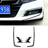 Für Honda Accord 10. Generation 2018 2019 2020 2021 Frontstoßstangen-Splitter Nebelscheinwerfer-Grill Spoiler-Abdeckung Lüftungsschlitz Windmesser Karosserie-Kits