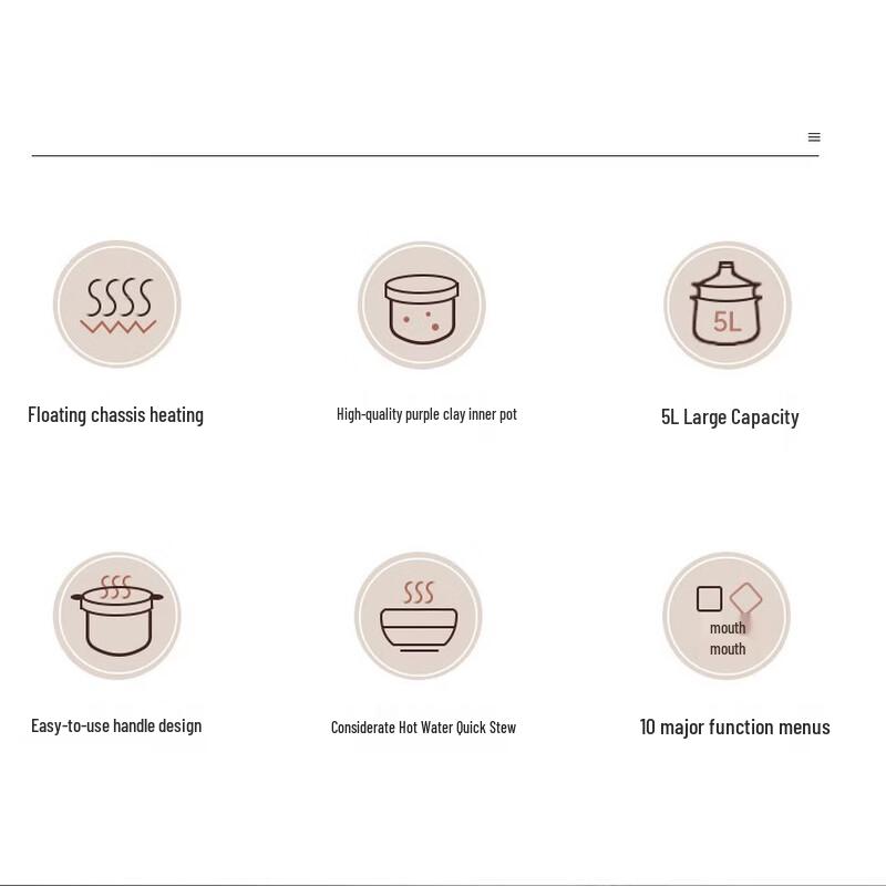 SUPOR DG50YC851 5L Ceramic Electric Stew Pot