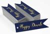 Inkdotpot Pack Of 100 Happy Diwali Favor Paper Tags Craft Real Gold Foil Hang