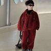 Boys' Autumn Outfits Children's Loose Korean Style Trendy Boys' Spring and Autumn Handsome Denim Two-Piece Set Cool