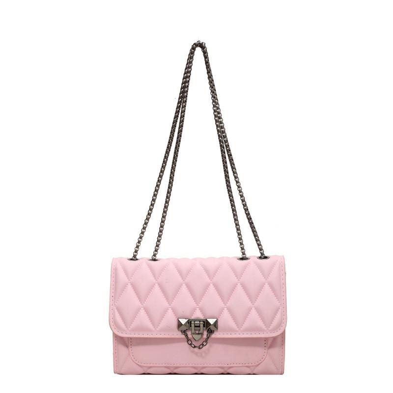 Pu Crossbody Bag With Quilted Pattern And Magnetic Closure For Daily Use