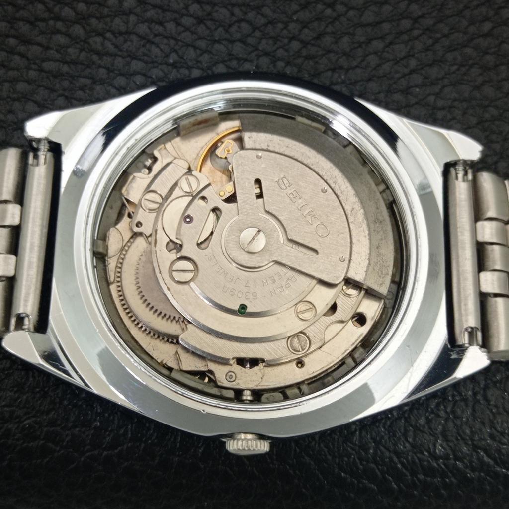 REFURBISHED SEIKO 5 AUTOMATIC 6309A JAPAN MENS VINTAGE SILVER WATCH A442600-1