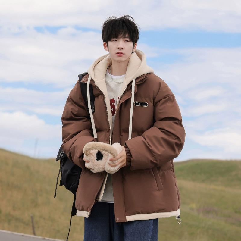 Men's Thickened Winter Cotton-Padded Jacket - 2025 Trendy Two-Piece-Style Coat