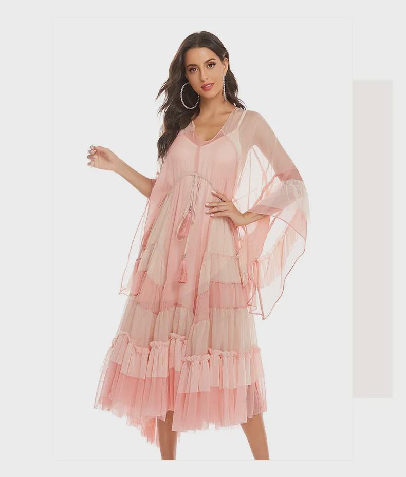 2024 Bohemian Long Skirt Beach Dress - Summer Holiday Style