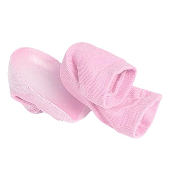 1 par usynlig høyde økende sokker støtdempende anti-skli hælbeskyttelse innleggssåler Sokkeputer Unisex rekvisita