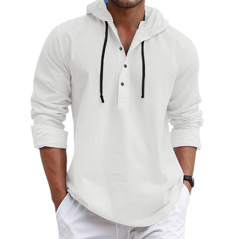 Neu Shirt Männer Langarm Mit Kapuze Hoodie Frühling und Herbst Lose Beiläufige