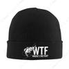 Où Est Le Poisson WTF Bonnets Tricotés Automne Hiver Bonnets Mode Drôle Pêche Pêcheurs Casquette de Pêcheur Unisexe Casquette en Acrylique Crâne