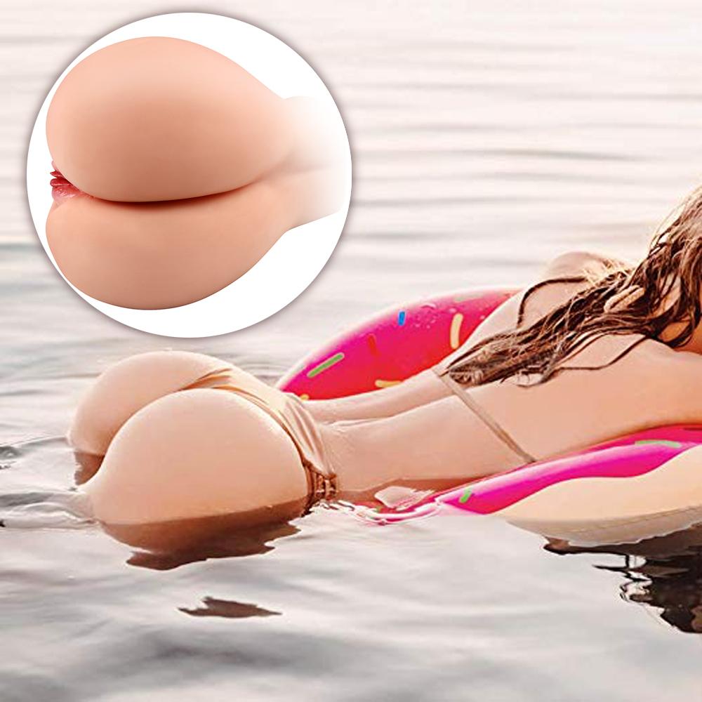 Pussy Ass Dospělé mužské erotické hračky pro muže Masturbace, realistické velké zadek Ženské torzo Hip Dospělé hračky Love Dolls with Anal vagina
