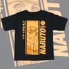 Naruto Youth Boys Naruto Uzumaki Orange Monochrome Shirt New L, XL